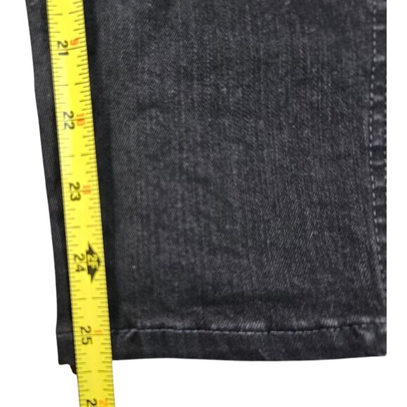 New Madewell Black Jeans Size P25 10" High Rise Skinny 5 Pocket Design - Picture 10 of 11